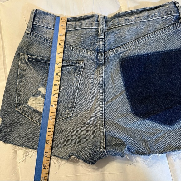 AYR Denim shorts Button fly Raw Hem Size 27 (B3 - Picture 14 of 15